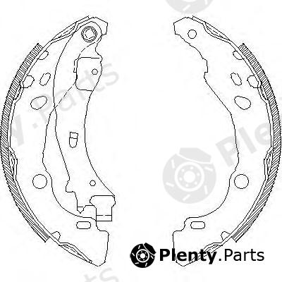  REMSA part 4152.01 (415201) Brake Shoe Set