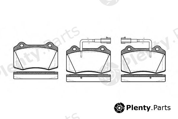  REMSA part 0434.32 (043432) Brake Pad Set, disc brake