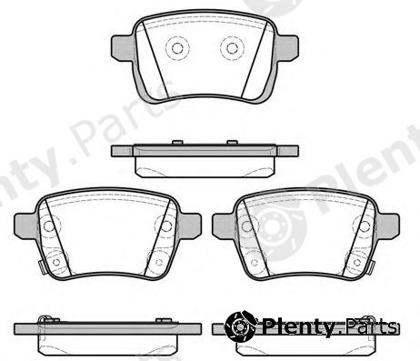  REMSA part 145022 Brake Pad Set, disc brake