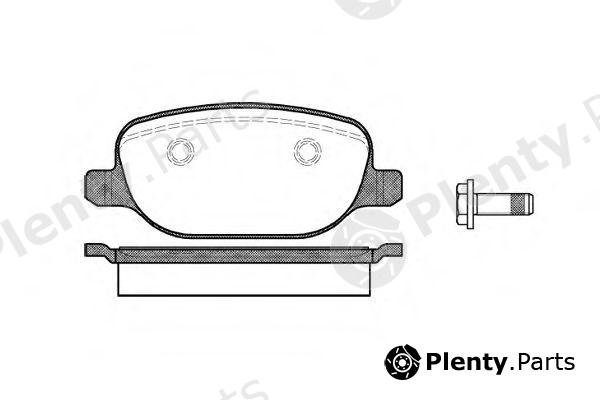  REMSA part 0878.00 (087800) Brake Pad Set, disc brake
