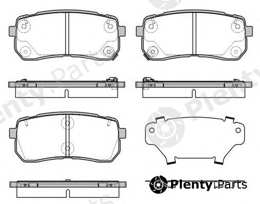  REMSA part 128812 Brake Pad Set, disc brake