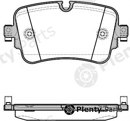  REMSA part 1668.08 (166808) Brake Pad Set, disc brake