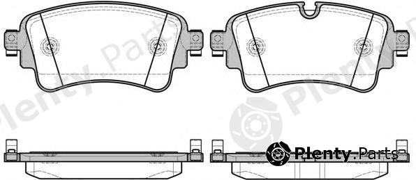  REMSA part 1669.08 (166908) Brake Pad Set, disc brake