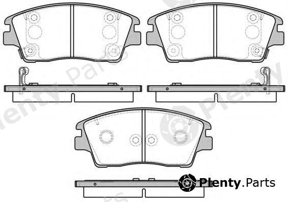  REMSA part 1676.02 (167602) Brake Pad Set, disc brake