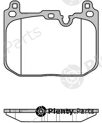  REMSA part 1680.00 (168000) Brake Pad Set, disc brake