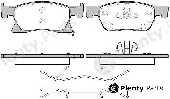  REMSA part 1681.02 (168102) Brake Pad Set, disc brake