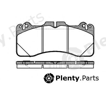  REMSA part 1425.10 (142510) Brake Pad Set, disc brake