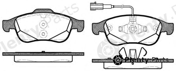  REMSA part 1248.02 (124802) Brake Pad Set, disc brake