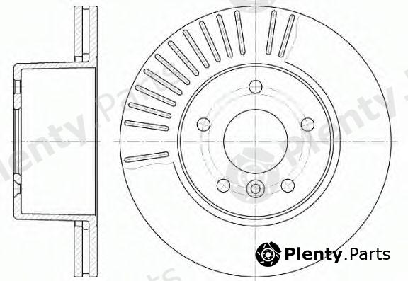  REMSA part 6638.10 (663810) Brake Disc