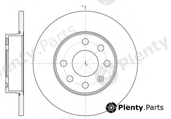  REMSA part 6664.00 (666400) Brake Disc