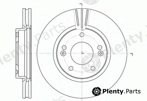  REMSA part 6667.10 (666710) Brake Disc