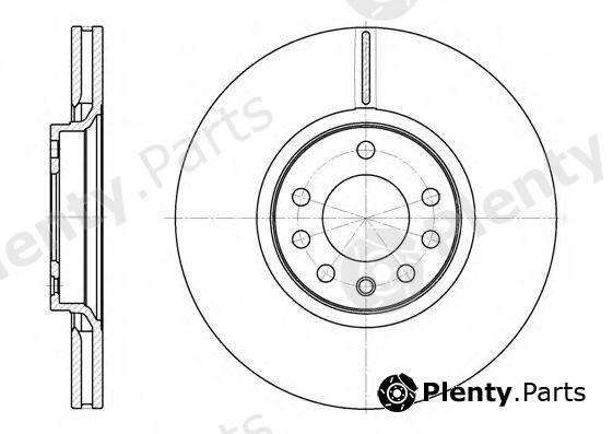  REMSA part 6729.10 (672910) Brake Disc