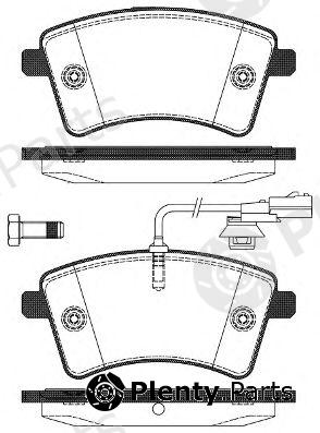  REMSA part 1351.01 (135101) Brake Pad Set, disc brake