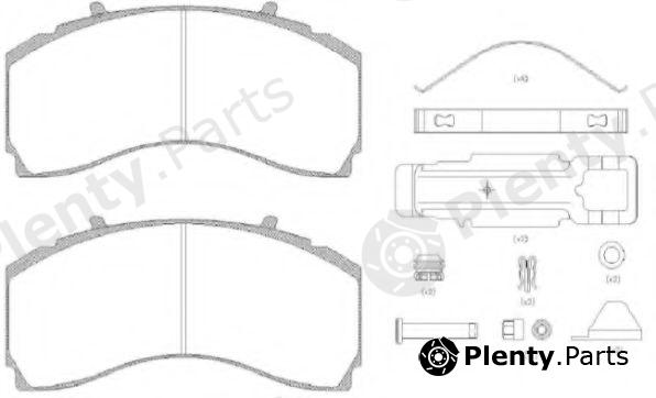  REMSA part 29300 Brake Pad Set, disc brake