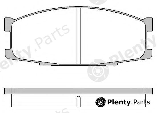 REMSA part 0283.00 (028300) Brake Pad Set, disc brake