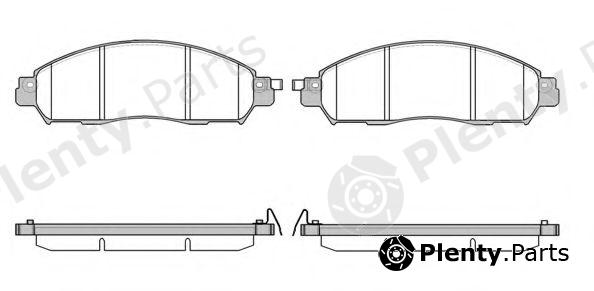  REMSA part 1612.04 (161204) Brake Pad Set, disc brake