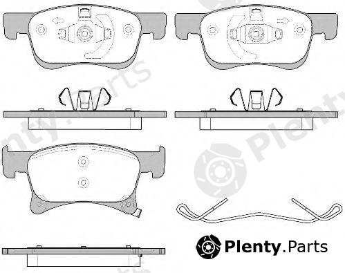  REMSA part 1580.02 (158002) Brake Pad Set, disc brake
