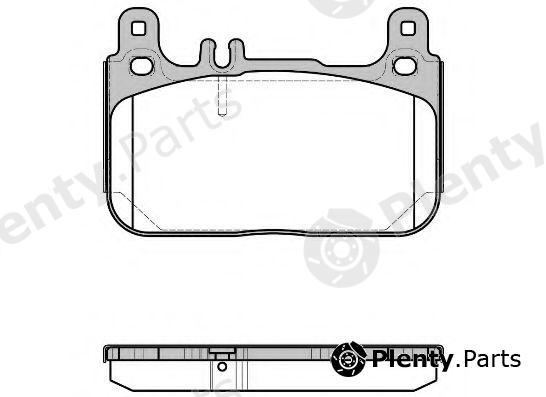  REMSA part 1622.00 (162200) Brake Pad Set, disc brake