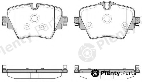  REMSA part 162508 Brake Pad Set, disc brake