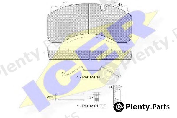  ICER part 151430-066 (151430066) Brake Pad Set, disc brake