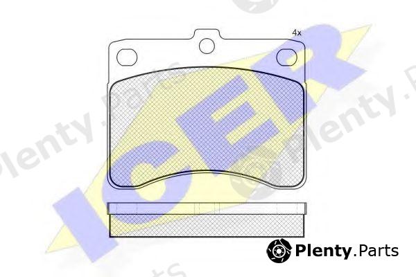  ICER part 180725 Brake Pad Set, disc brake