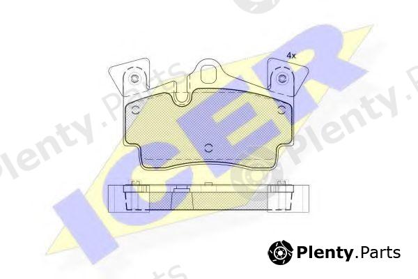  ICER part 181611-203 (181611203) Brake Pad Set, disc brake