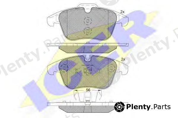  ICER part 181775-203 (181775203) Brake Pad Set, disc brake