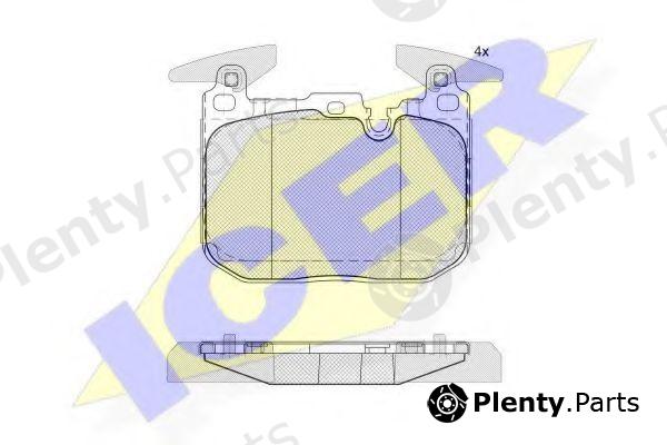  ICER part 182093-200 (182093200) Brake Pad Set, disc brake
