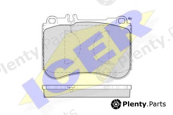  ICER part 182194 Brake Pad Set, disc brake