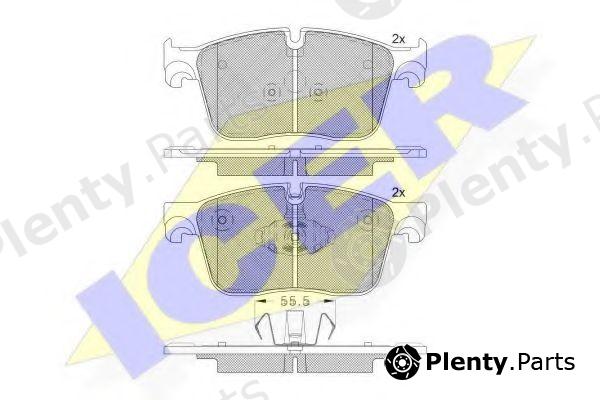  ICER part 182238 Brake Pad Set, disc brake