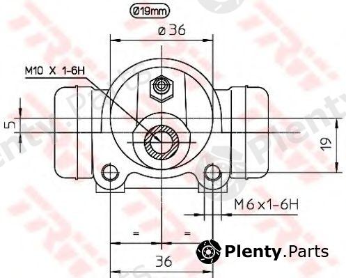  TRW part BWD121 Wheel Brake Cylinder