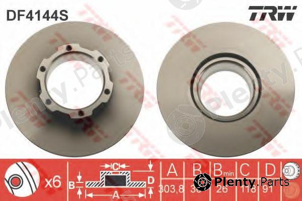  TRW part DF4144S Brake Disc