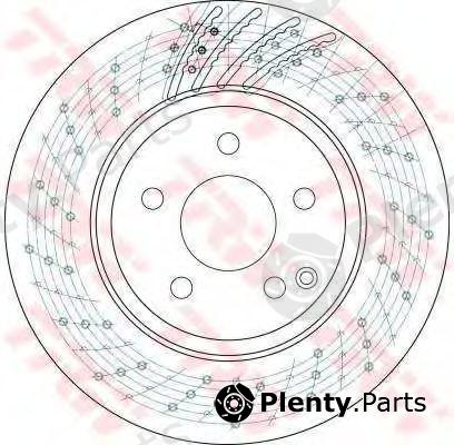  TRW part DF4149S Brake Disc