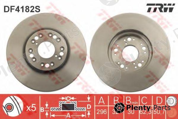  TRW part DF4182S Brake Disc