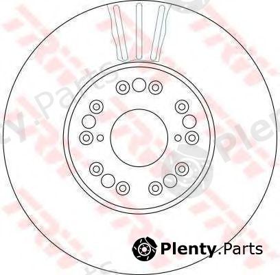  TRW part DF4182S Brake Disc