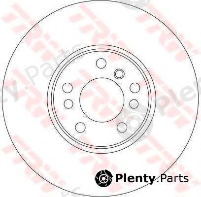  TRW part DF4187S Brake Disc