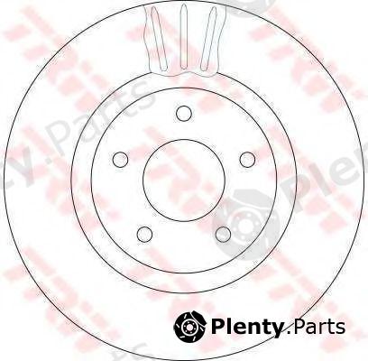 TRW part DF4219S Brake Disc