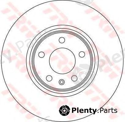 TRW part DF4358S Brake Disc