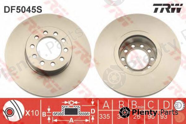 TRW part DF5045S Brake Disc