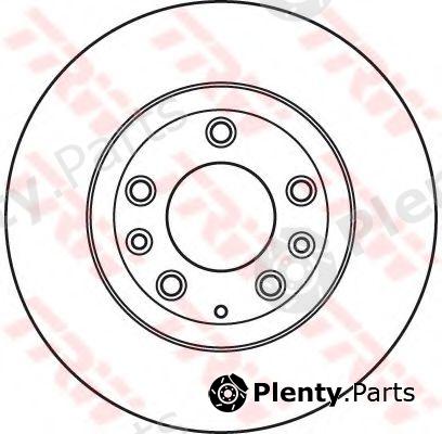  TRW part DF6115 Brake Disc