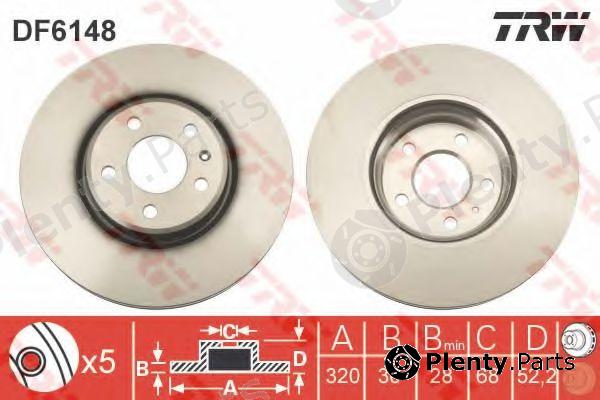  TRW part DF6148 Brake Disc