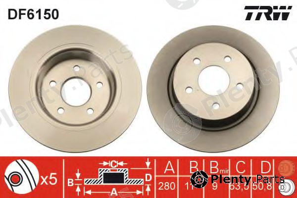  TRW part DF6150 Brake Disc