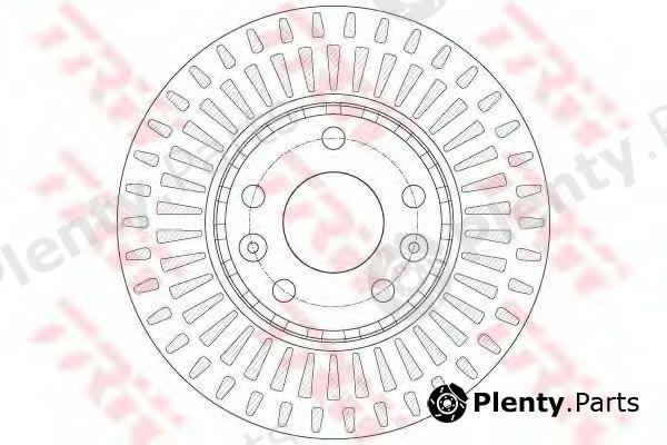  TRW part DF6184 Brake Disc