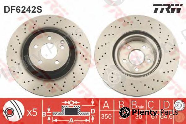  TRW part DF6242S Brake Disc