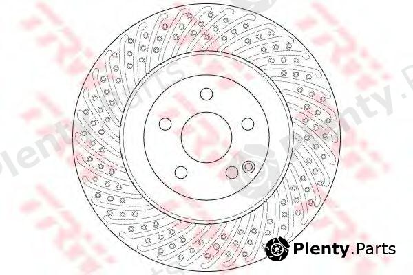  TRW part DF6242S Brake Disc