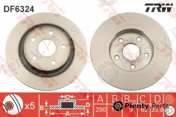  TRW part DF6324 Brake Disc