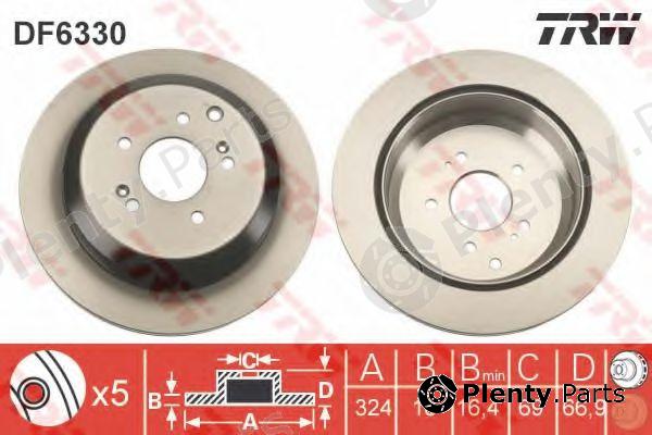  TRW part DF6330 Brake Disc