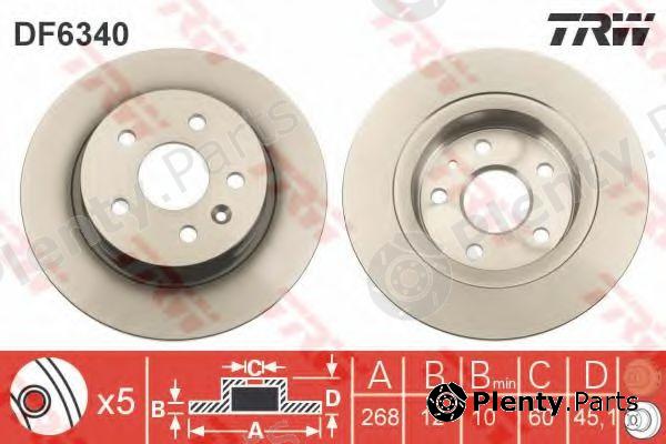  TRW part DF6340 Brake Disc