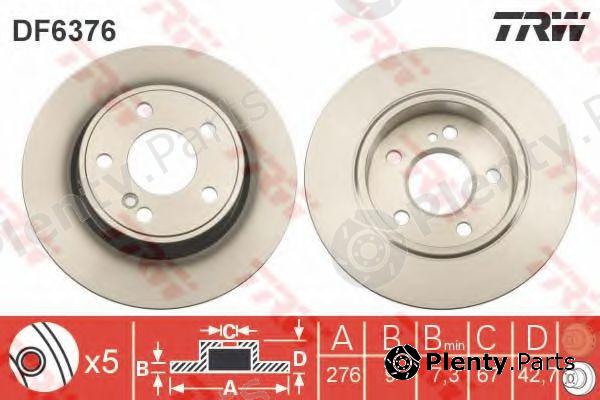  TRW part DF6376 Brake Disc