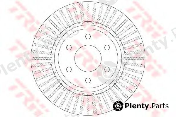  TRW part DF6416 Brake Disc